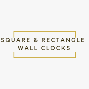 Square and Rectangle Wall Clocks